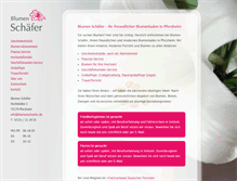 Tablet Screenshot of blumenschaefer.de